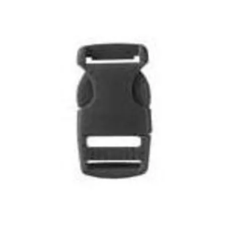 Glorex 64000201 Paracord Kunststoff-Verschluss, Schwarz, 20 mm, 5 Stk.