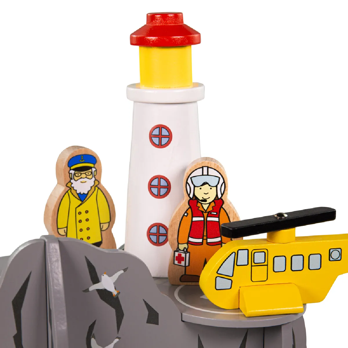 Bigjigs Rail Tunnel 4 Voies Phare