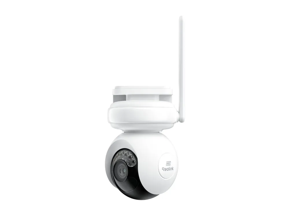 Reolink Altas PT Ultra - Netværksovervågningskamera - panonering / hældningsvinkel - kanontårn - udendørs - vejrbestandig - farve (Dag/nat) - 8 MP - 3840 x 2160 - 4K - fast brændvidde - audio - trådløs - WiFi - 802.11ax, Bluetooth 5.0 - H.264, H.265