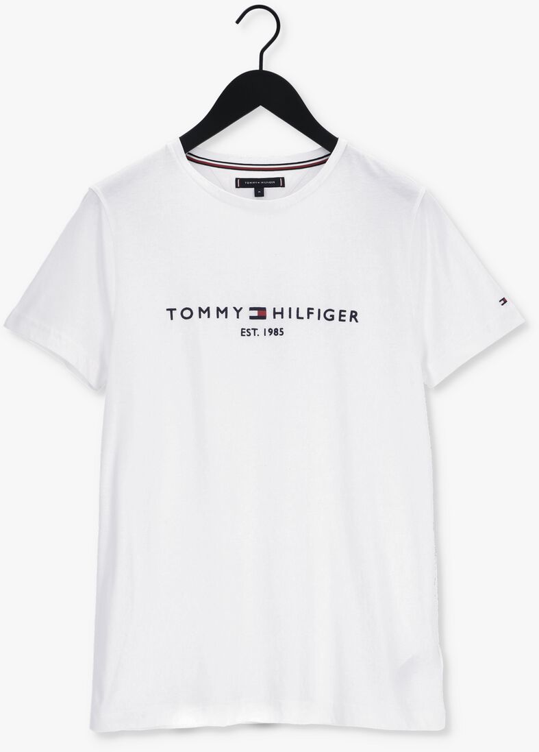 TOMMY HILFIGER witte tommy hilfiger t-shirt tommy logo tee