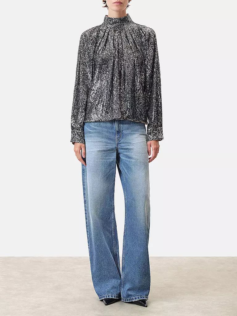 DRYKORN Bluse DRUNA silber