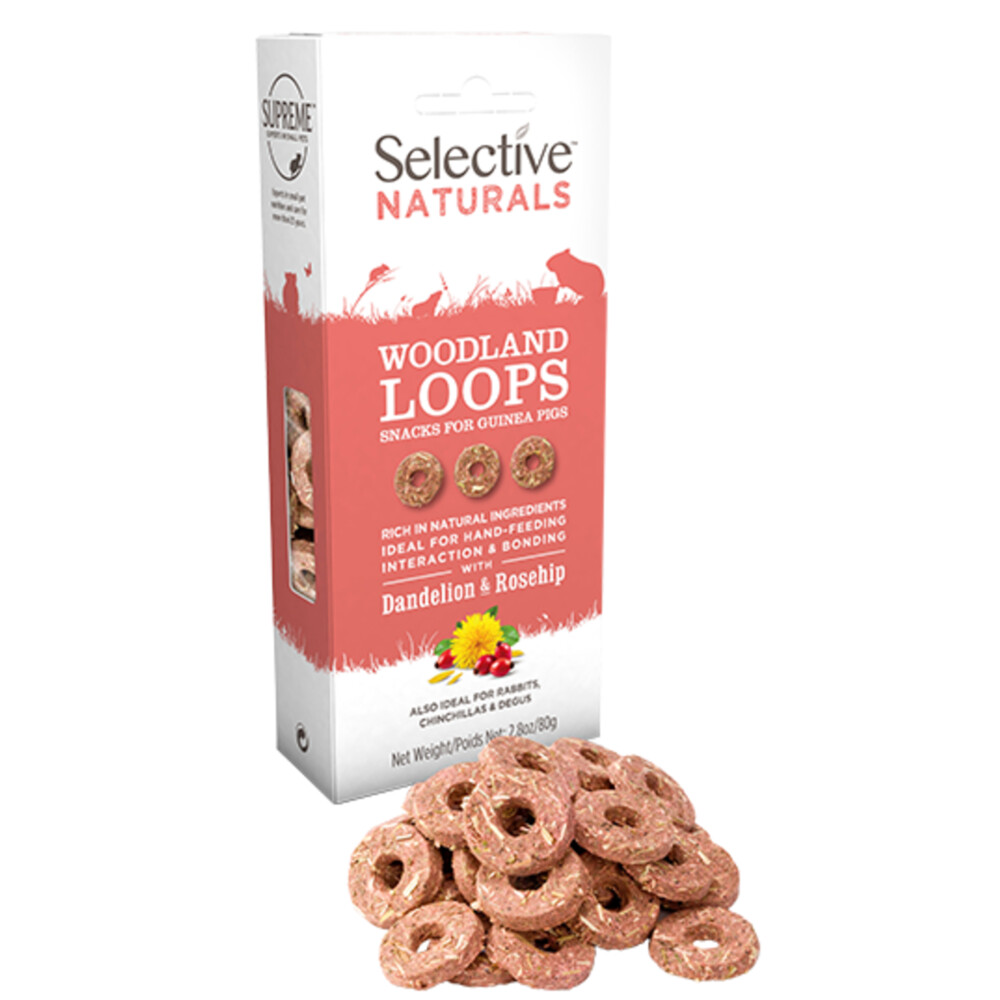 Supreme Selective Naturals Snack Woodland Loops80 gr
