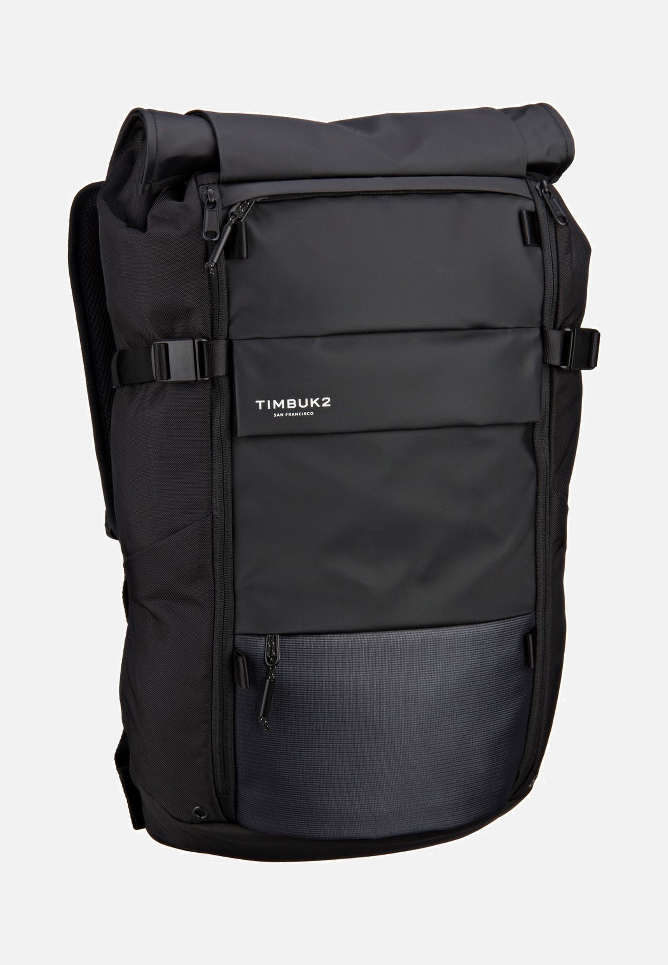 Clark Pack Jet Black - Rolltop Rucksack