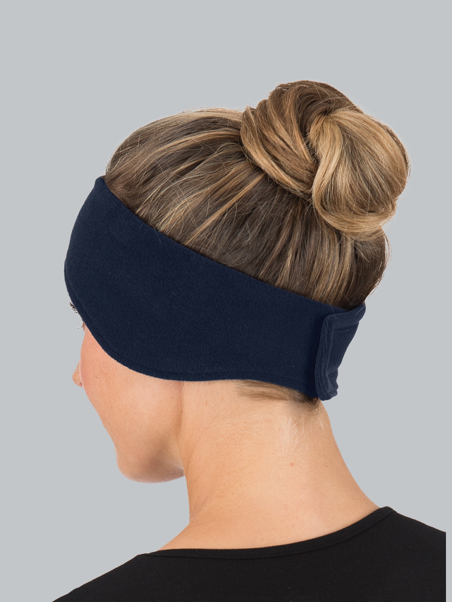 Fleecestirnband Navy