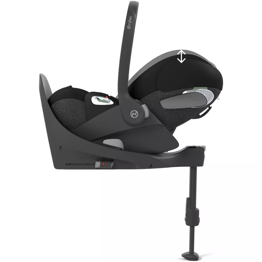 cybex PLATINUM Babyschale Cloud T I-Size Sepia Black mit Basisstation Base T
