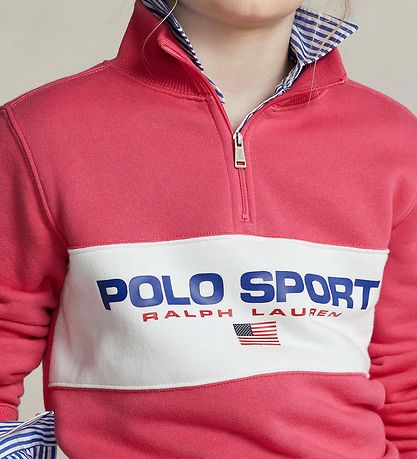Polo Ralph Lauren Sweatshirt m. Reißverschluss - Polo Sport - Pi
