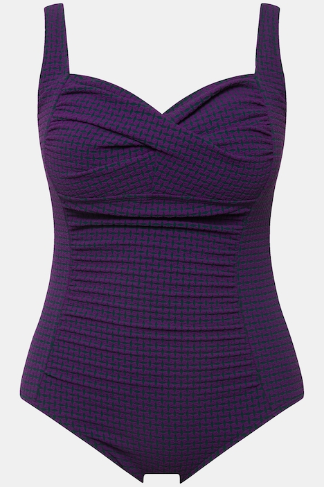 Badeanzug, drapiert, Softcups, Powermesh