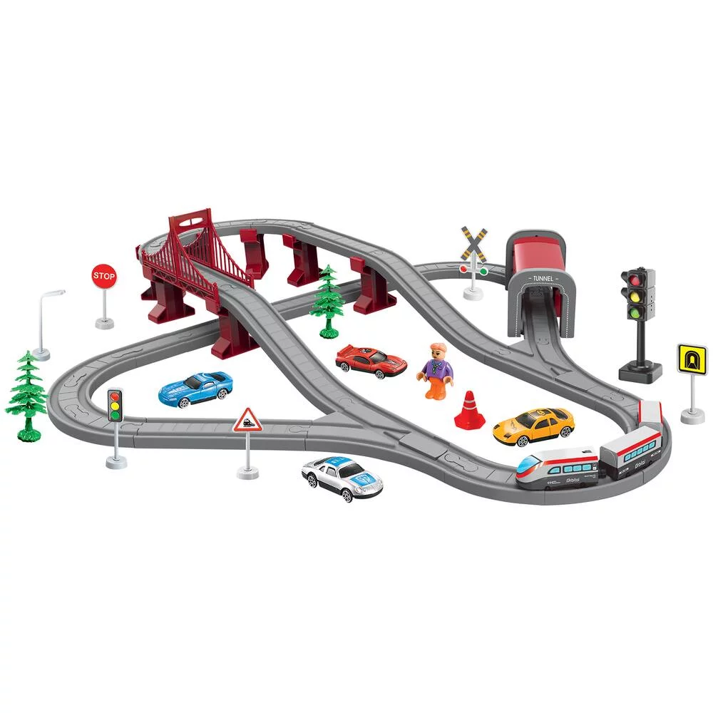 CIRCUIT TRAIN 80 PIECES
