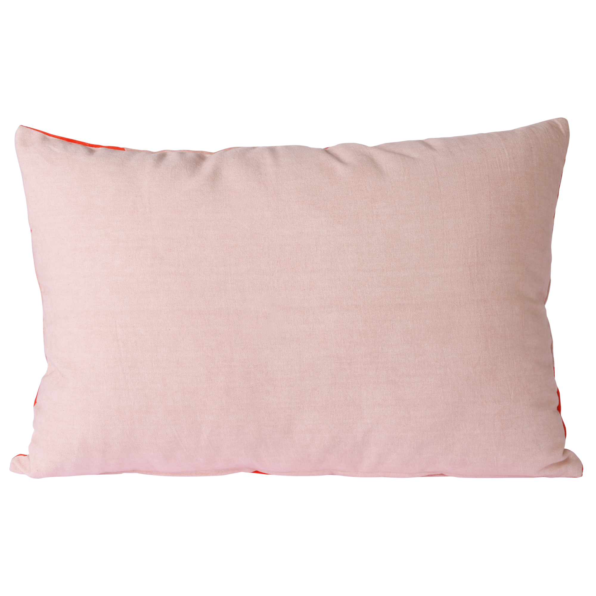 Sierkussen Striped Velvet 60x40 cm red/pink