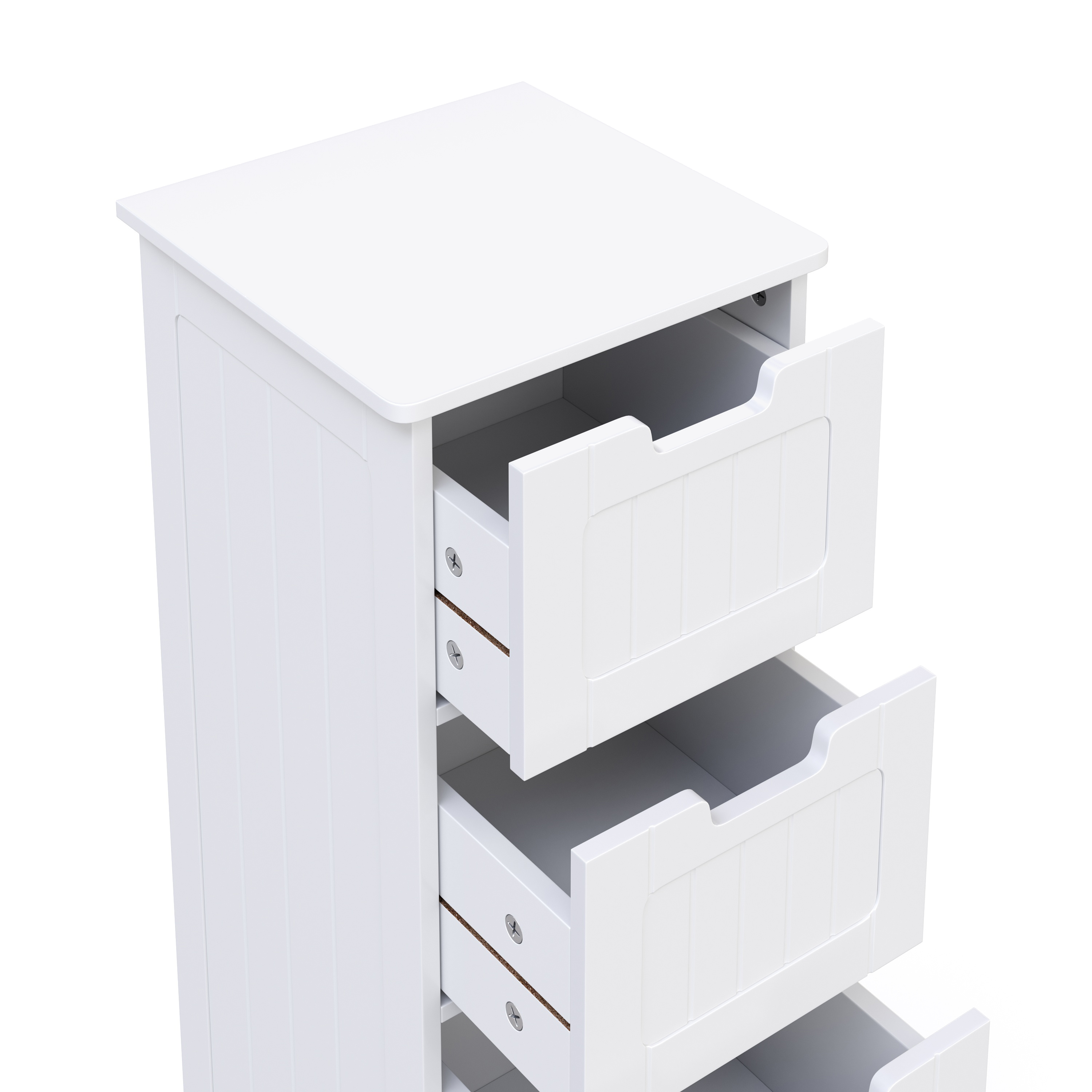 Badezimmerschrank 30 x 30 x 81 cm weiss