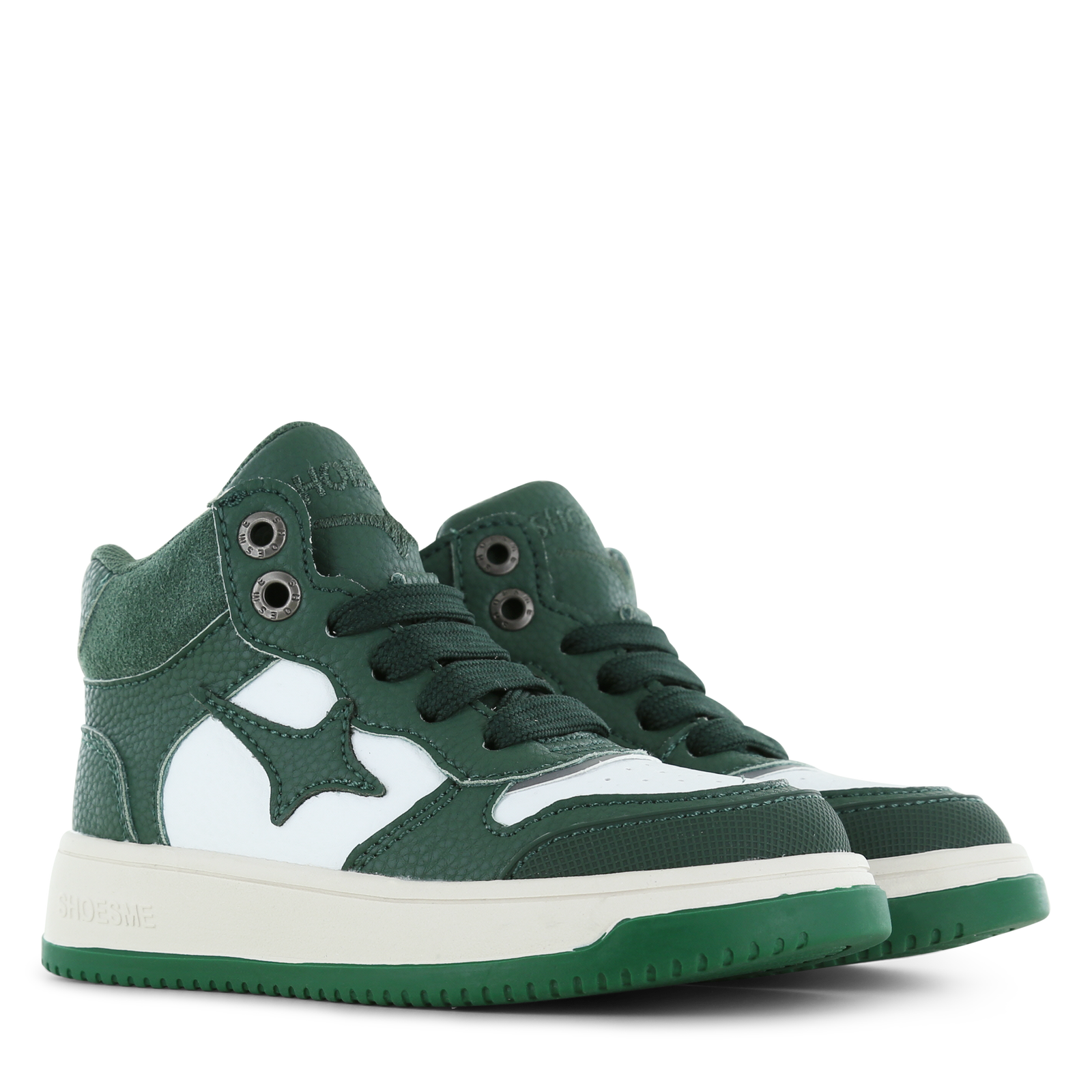 Shoesme groene sneaker Microfiber leer, Suède | Jongens schoenen