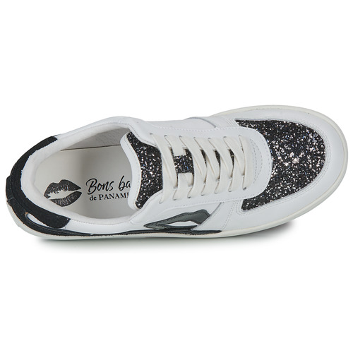 Bons baisers de Paname - LOULOU BLANC NOIR GLITTER - Blanc