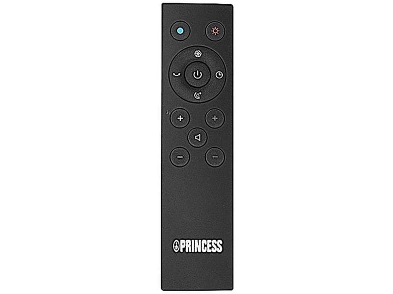 Princess Turmventilator 348700 Schwarz Intelligenter Turmventilator mit Heizfunktion