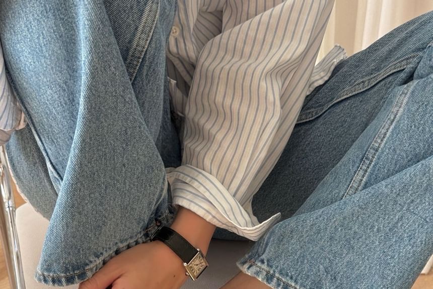 SeoulPop - Sandalen met effen / luipaardprint en gespband