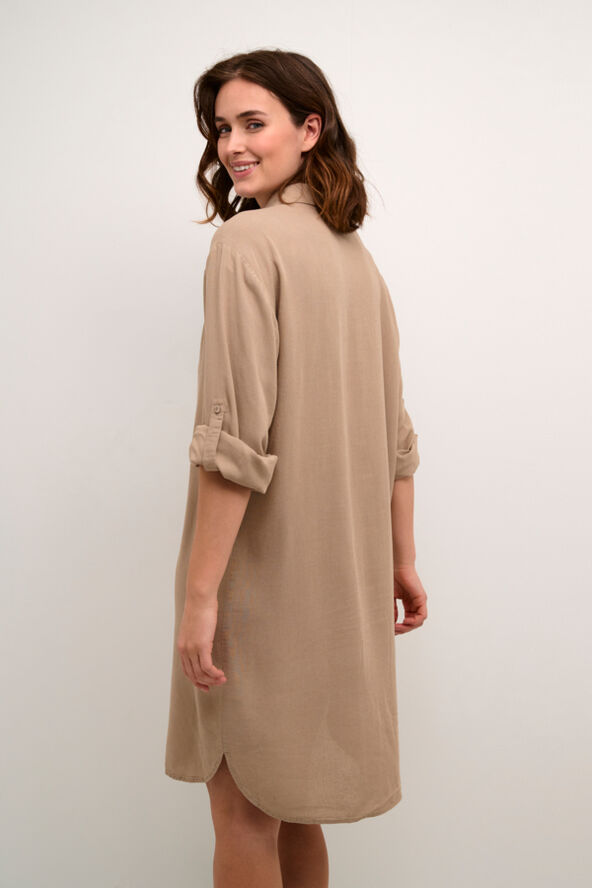 Kaffe KAmilia Shirt Dress Chinchilla