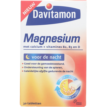 Davitamon Magnesium voor de nacht tabletten, 30 stuks