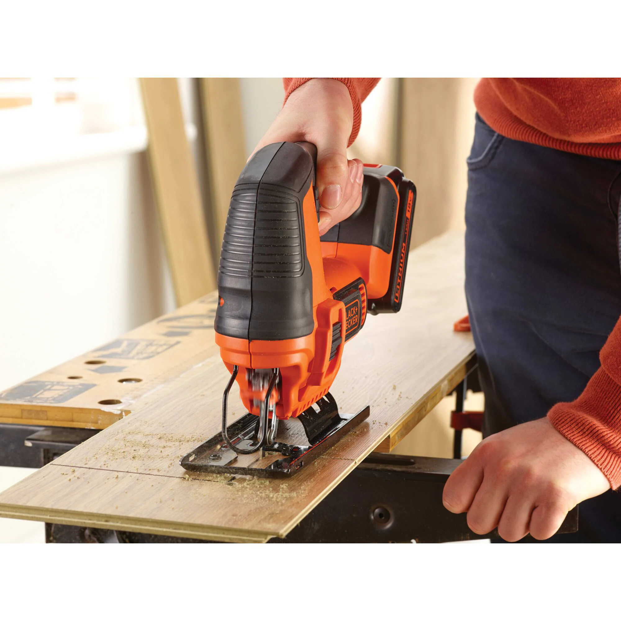 BLACK+DECKER Stichsäge Akku-Stichsäge BDCJS18N, 18Volt