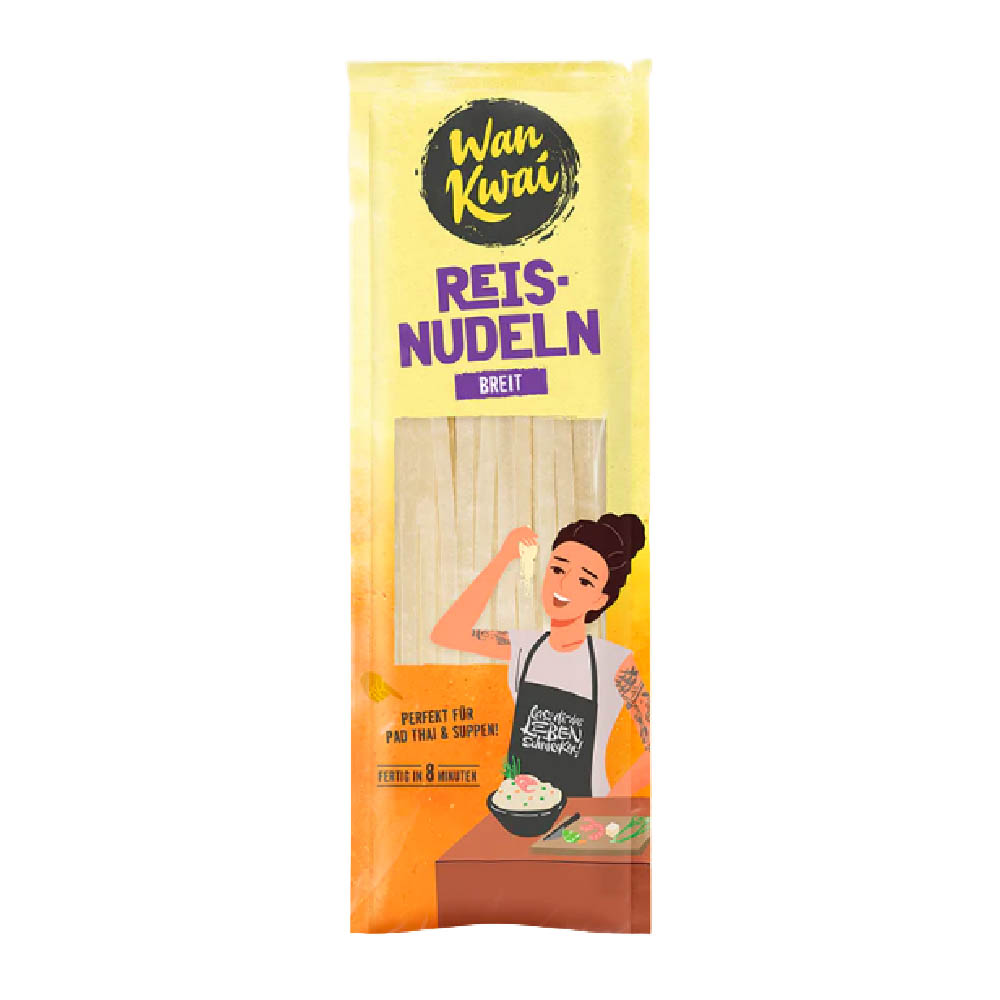 Wan Kwai Reis-Nudeln Breit 250g MHD:10.3.26