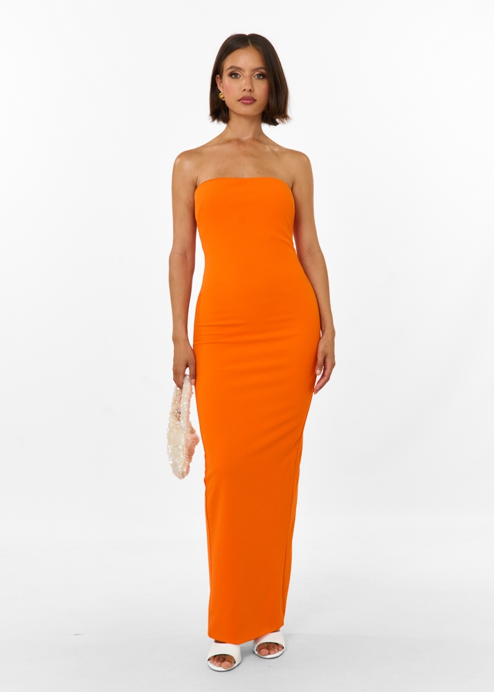 Lianda jurk oranje