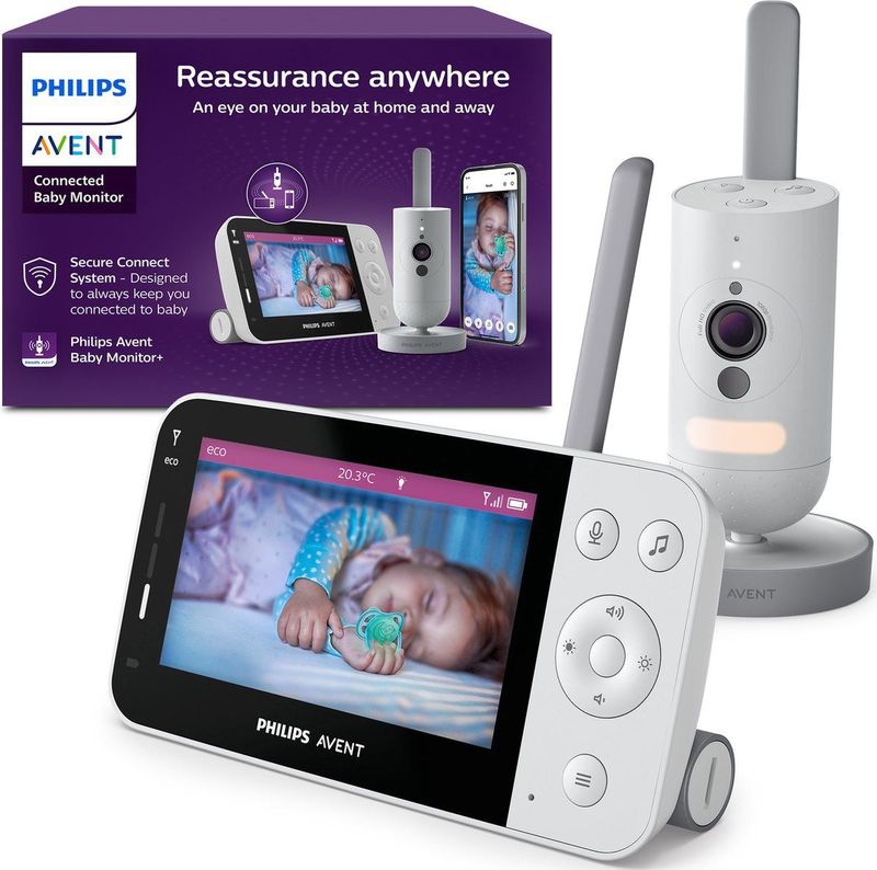 Philips - Avent Beeldbabyfoon - Babyfoon met Camera en App - SCD951/26
