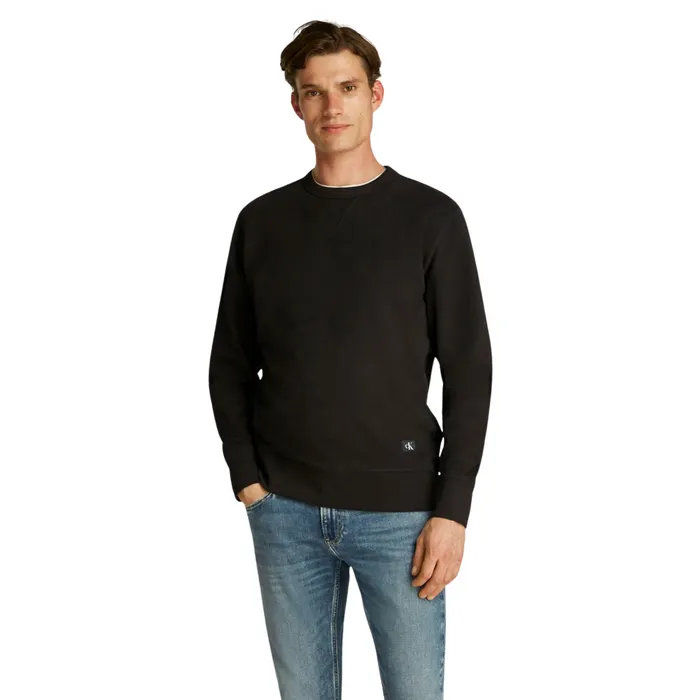 Calvin Klein Woven Label Crewneck Sweater Heren