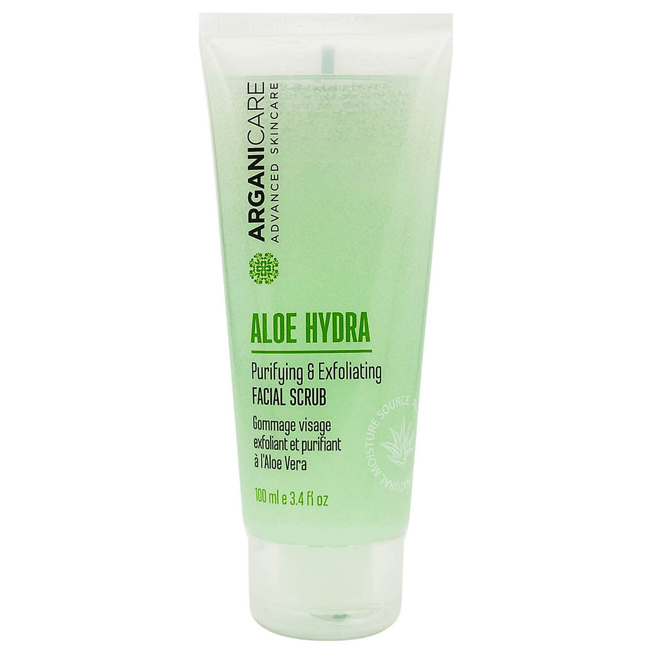 Arganicare Gommage Visage exfoliant et purifiant à l'Aloé Vera - 100 ml