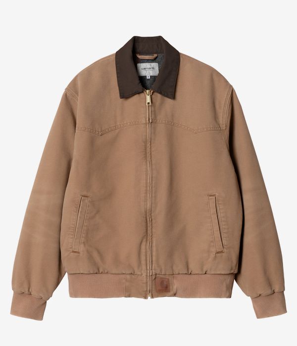 Carhartt WIP OG Santa Fe Organic Dearborn Jacke (hamilton brown tobacco stone can)