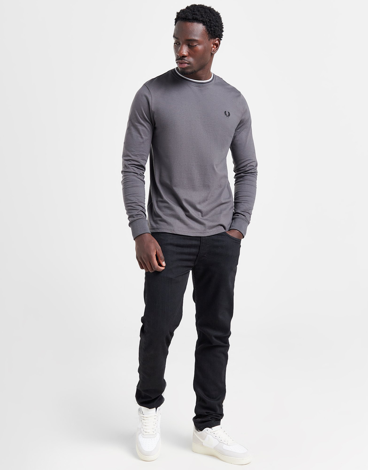 Fred Perry T-shirt Manches Longues Homme