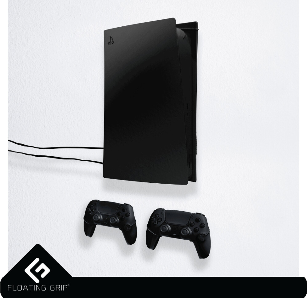 Floating Grip - Smart Wall Mount Til PS5 Og Controller - Sort