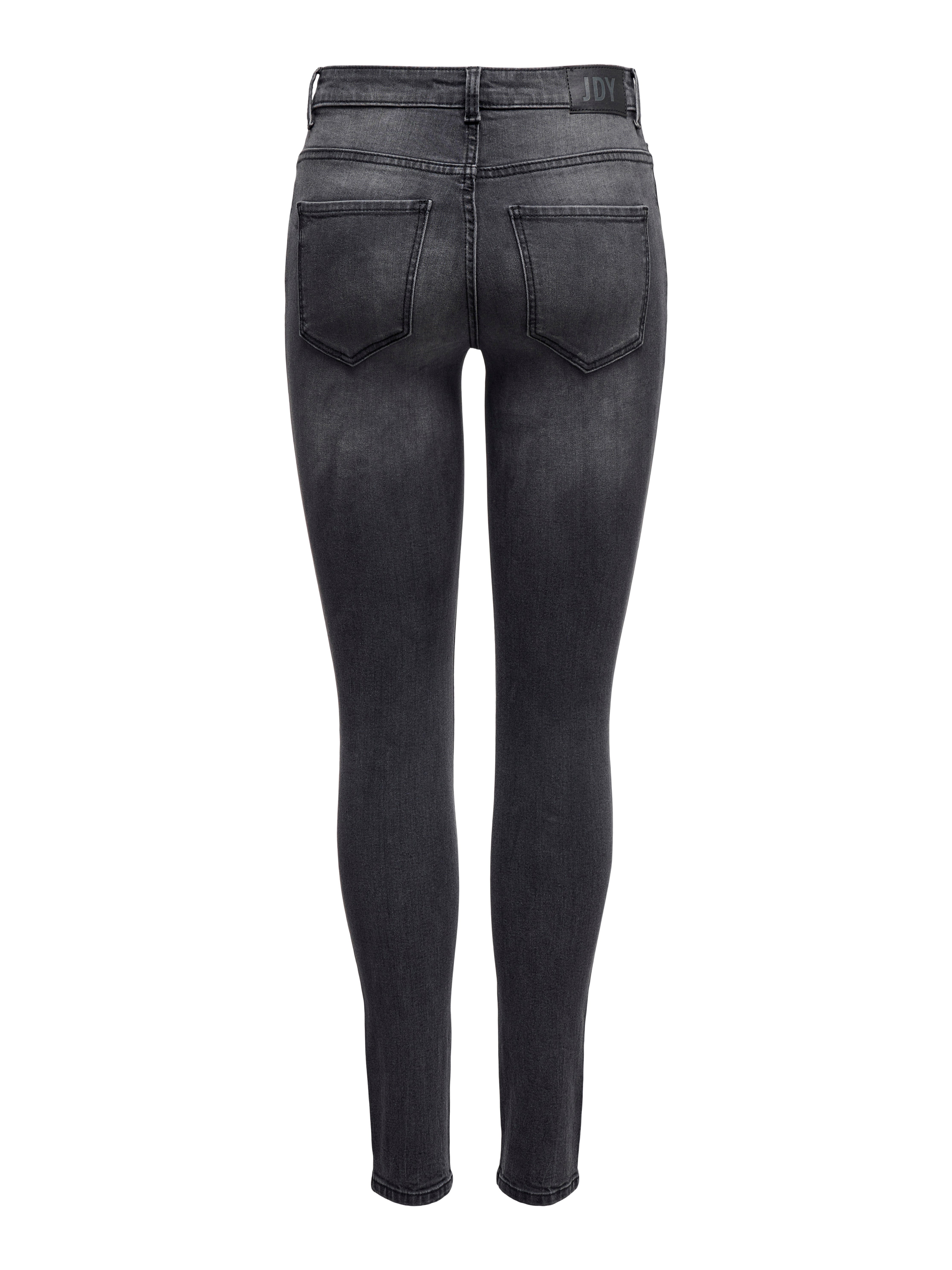 JDYBLUME Mittlere Taille Skinny Fit Jeans Black Denim
