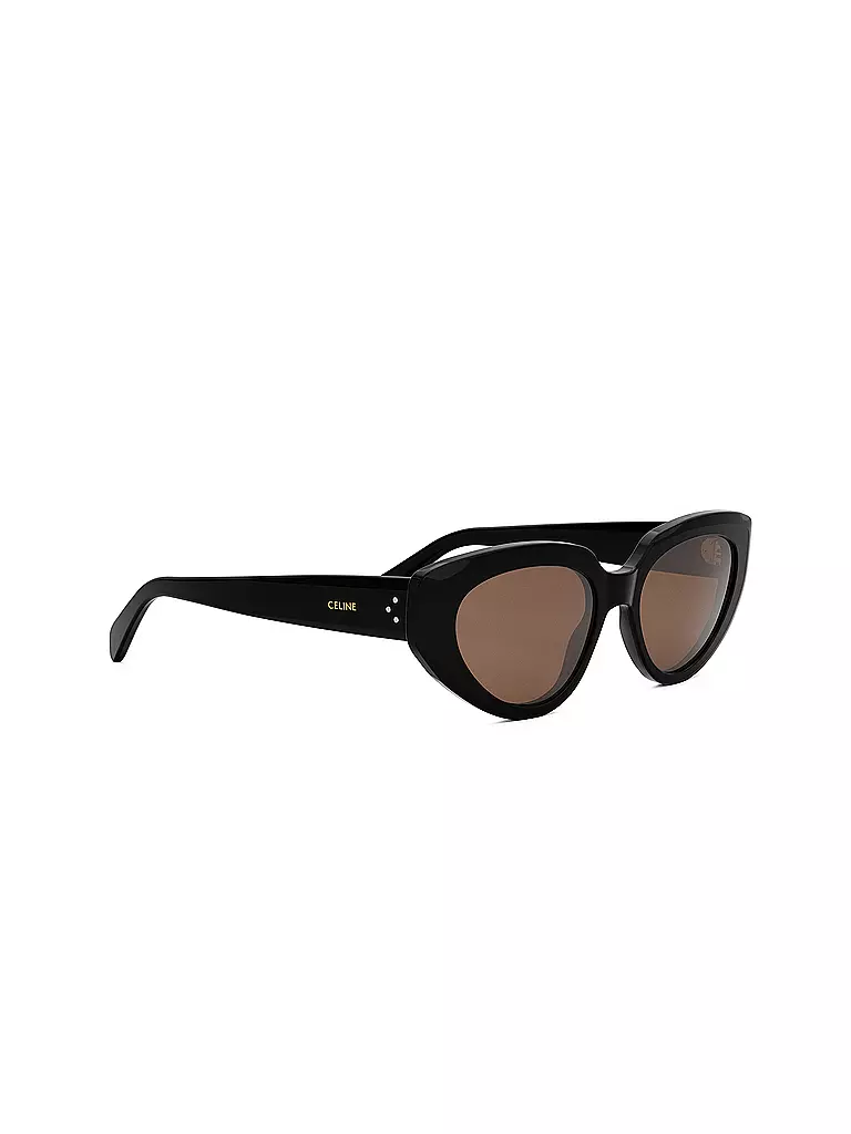 CELINE CELINE 3 Dots schwarze Cat Eye Sonnenbrille schwarz