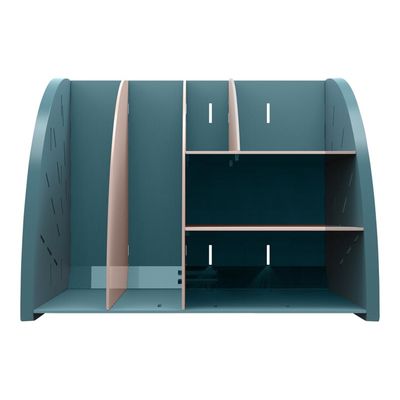Exacompta Skandi - Organiseur de bureau 6 compartiments - bleu/nude