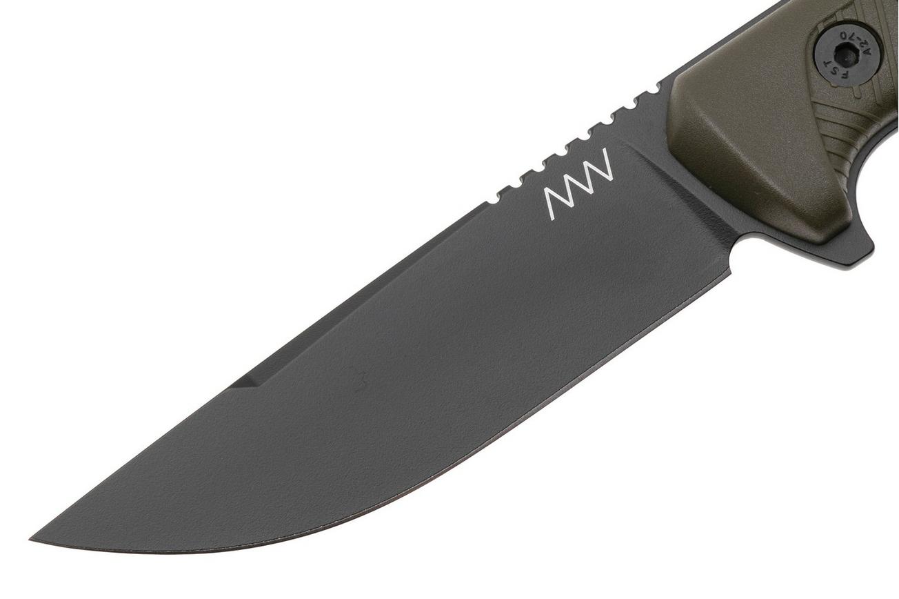 ANV P200, P200-047, Black Cerakote Sleipner, Olive GRNPU, survivalmes