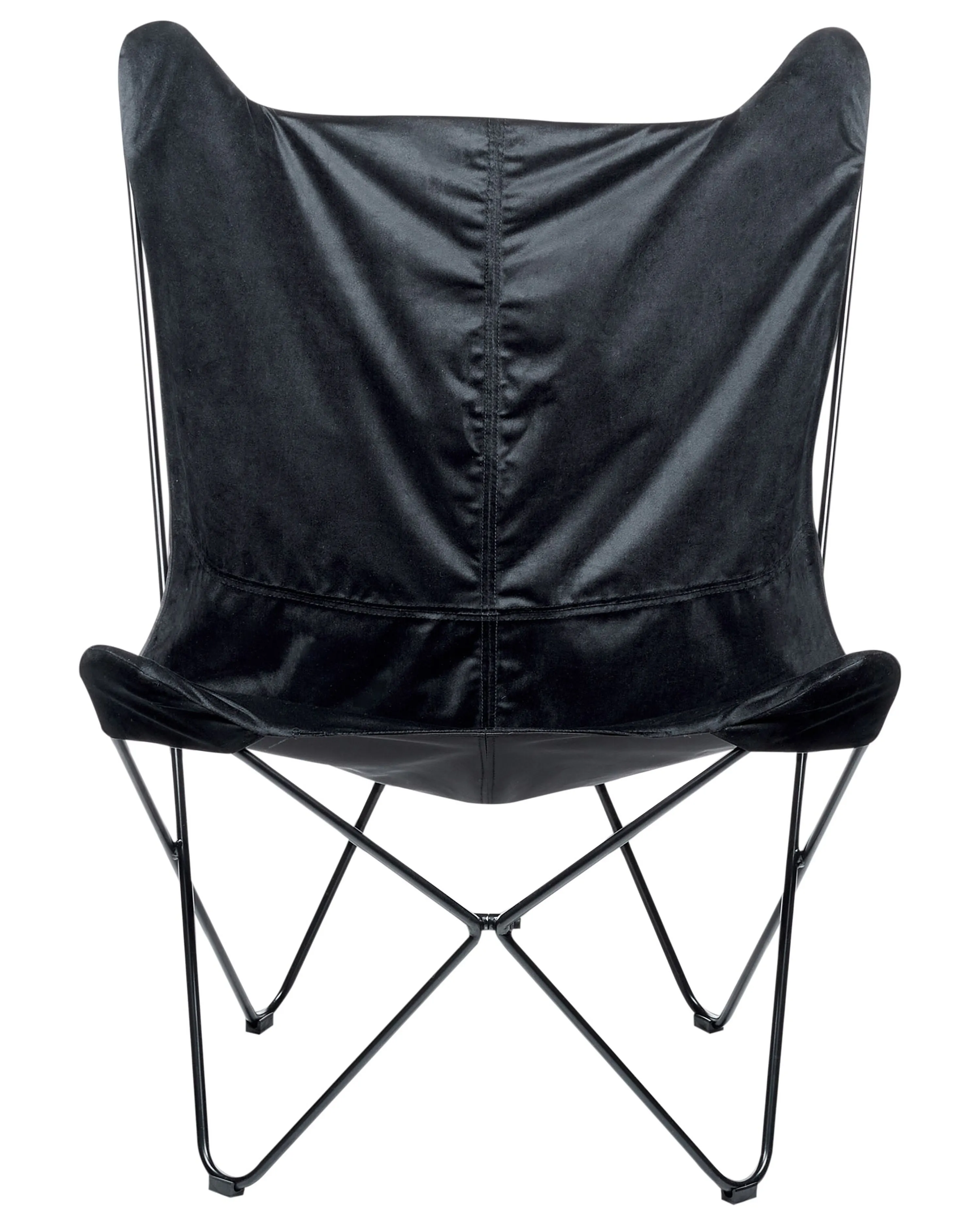 Fauteuil NYBRO Fluweel Zwart