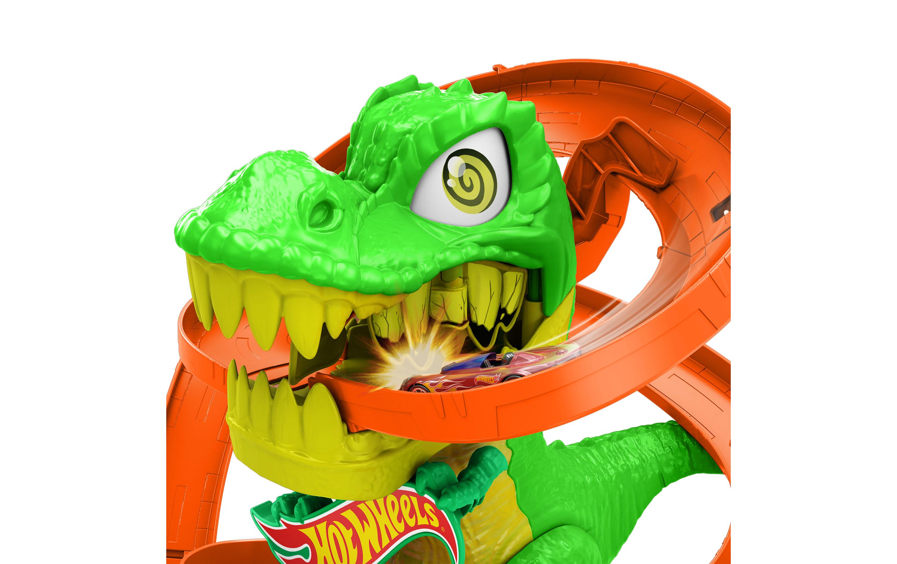 Hot Wheels City T-Rex-SchlachtSpielzeugfahrzeug