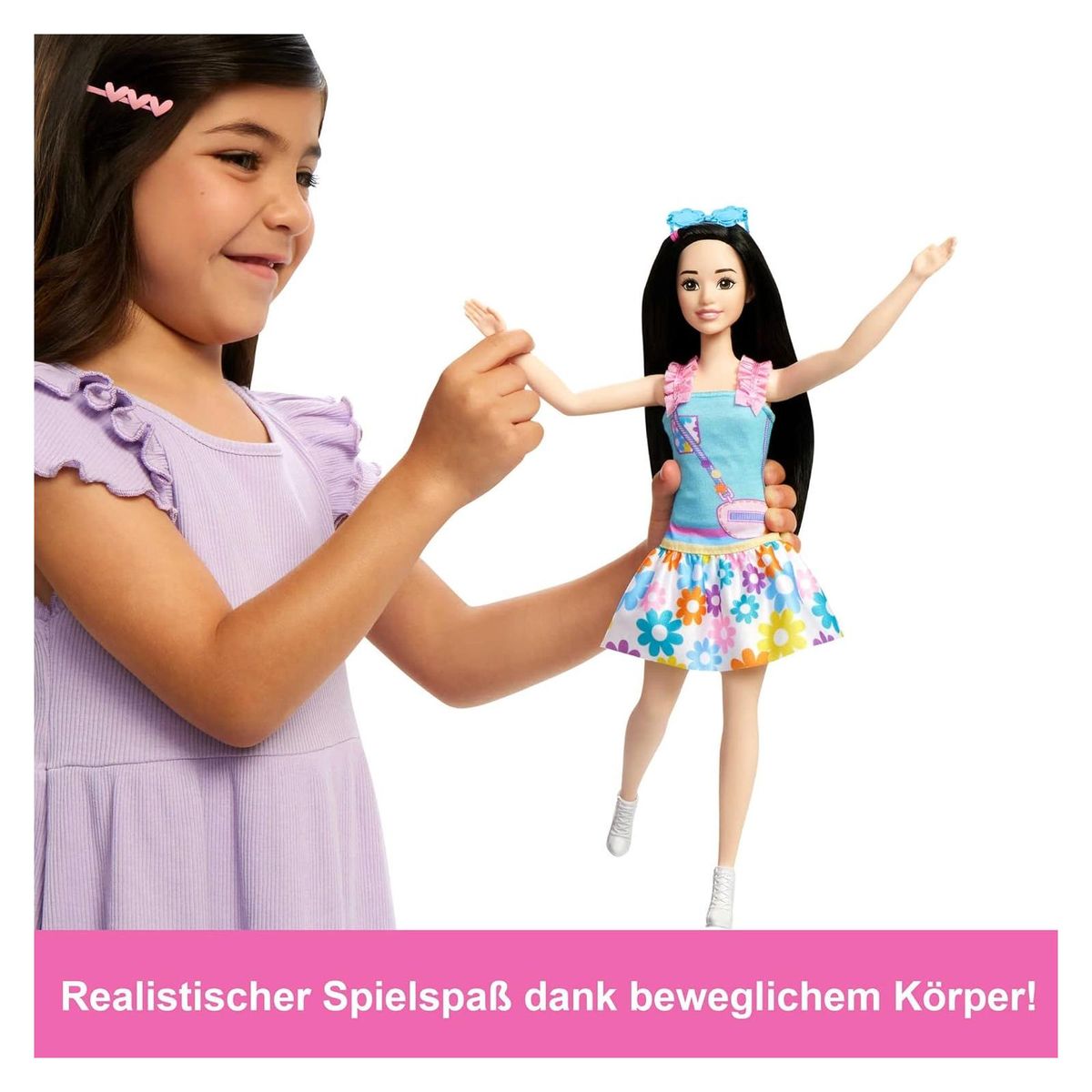Mattel HLL22 - Barbie - My First - Renee Puppe inkl. Zubehör