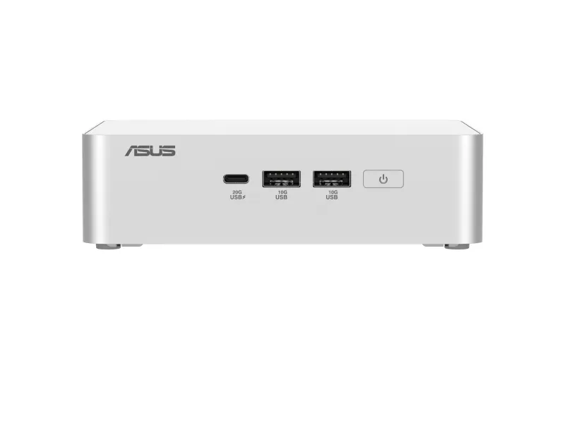 ASUS NUC 15 Pro  RNUC15CRSU900002 - Barebone - mini PC 1 x Core Ultra 9 285H / op til 5.4 GHz - RAM 0 GB - Arc Graphics 140T - IEEE 802.11ax (Wi-Fi 6), IEEE 802.11be (Wi-Fi 7), Bluetooth 5.4, 2.5 Gigabit Ethernet, Gigabit Ethernet - sølv