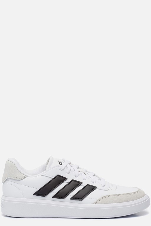 Adidas Courtblock Sneakers wit Imitatieleer
