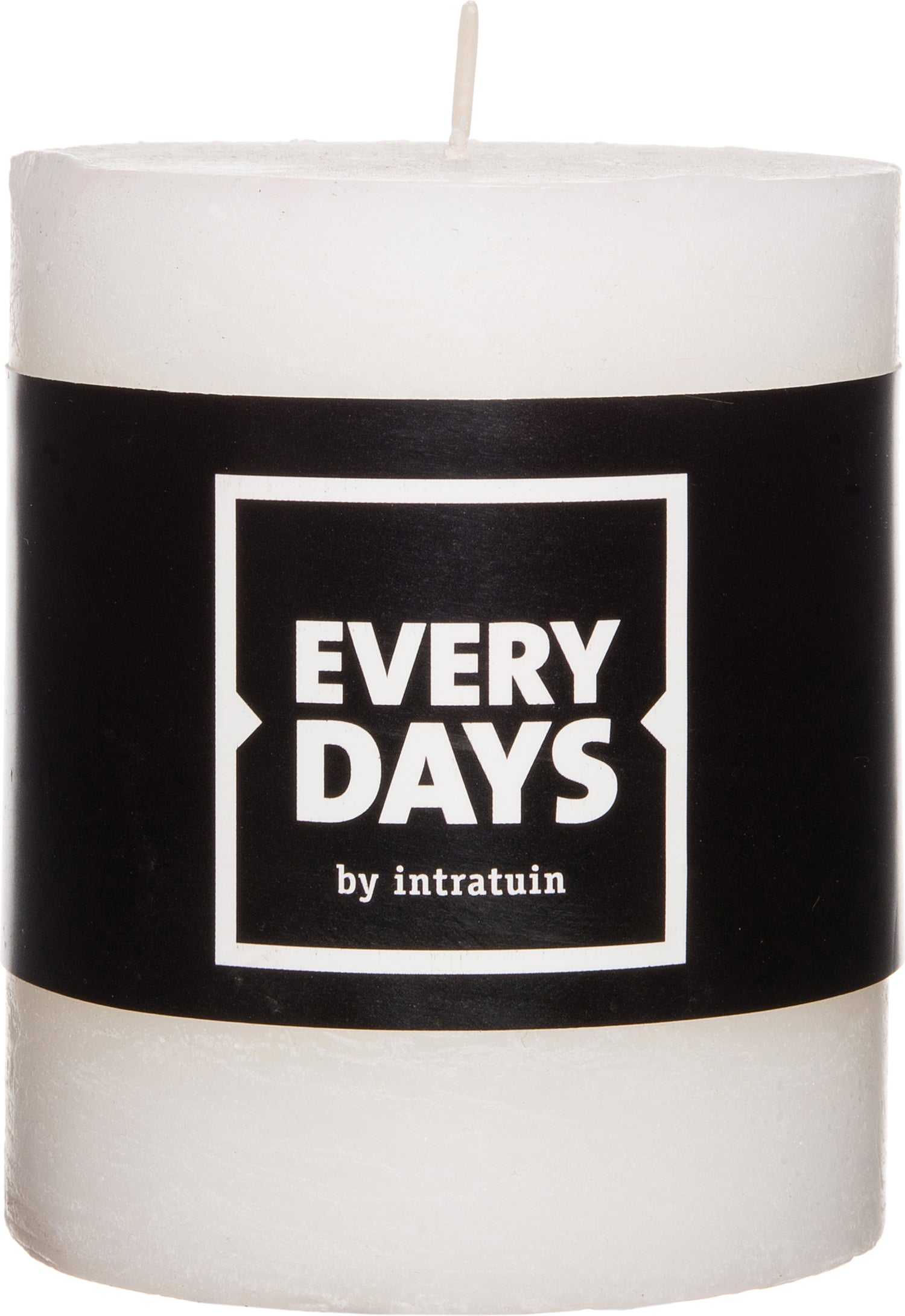 Everydays stompkaars Rustiek wit 30 uur D 7 H 8 cm