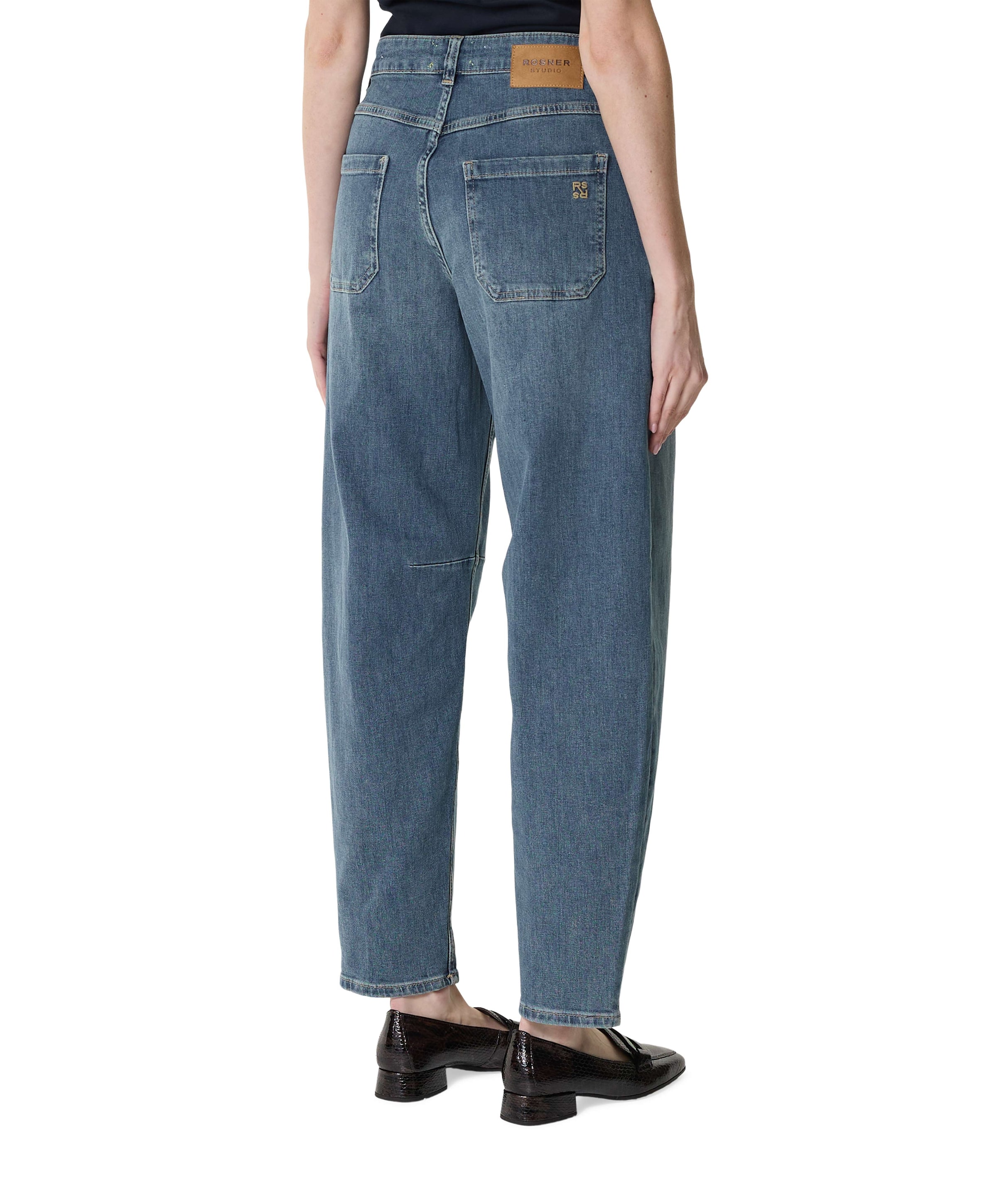 Rosner Mara Tapered Worker dames jeans blauw