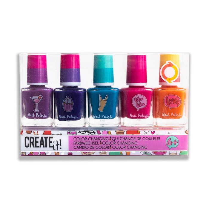 Create It! | Colour Changing Nagelak | 5 delig
