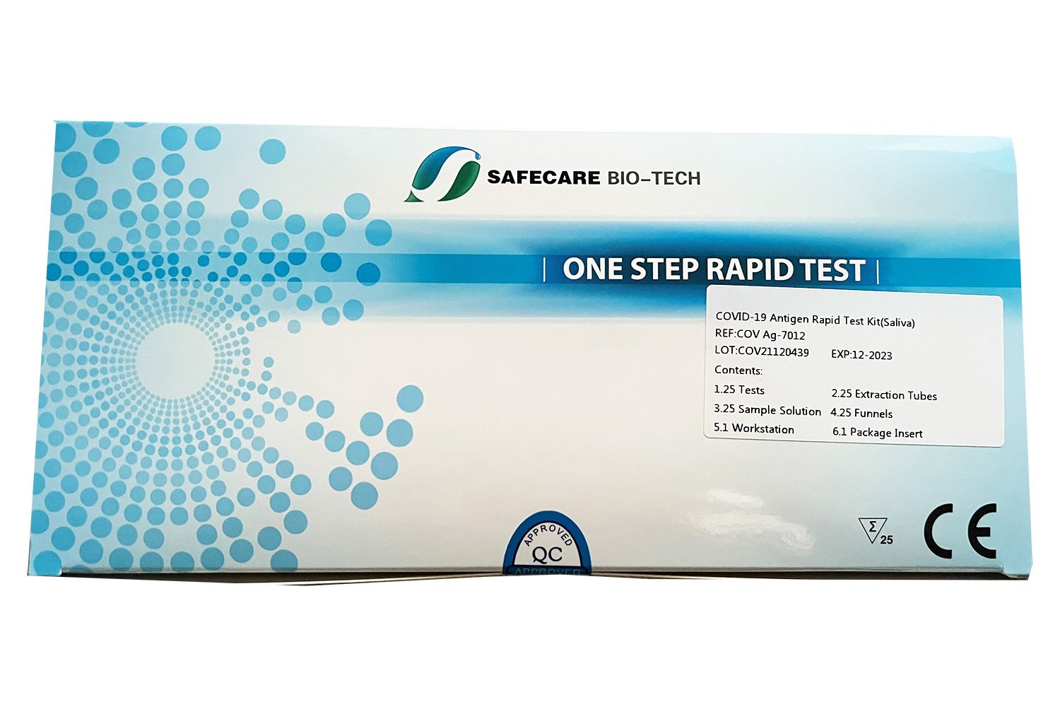 Safecare Bio-Tech Covid-19 SALIVA (Spucktest) PROFI Antigen-Schnelltest