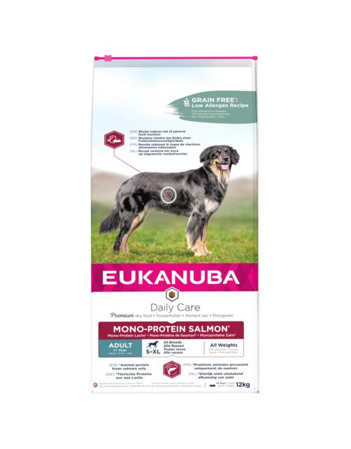 Eukanuba Adult All Breeds Mono Protein Zalm - Hondenvoer
