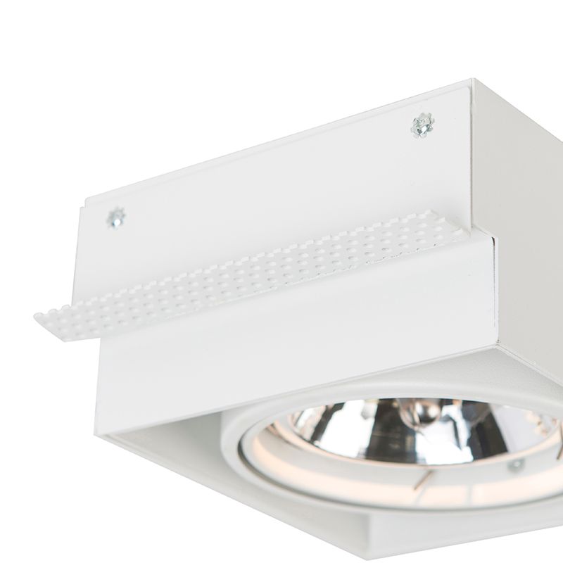 Inbouwspot wit AR111 draai- en kantelbaar trimless - Oneon