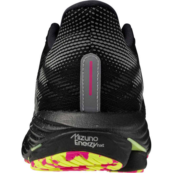 Chaussure running MIZUNO WAVE RIDER 28 BLACK/SILVER/SUNNY LIME