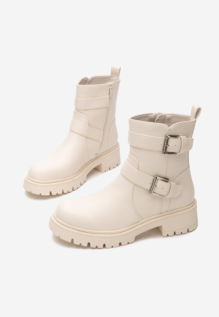 Bottines femme beige Glennie