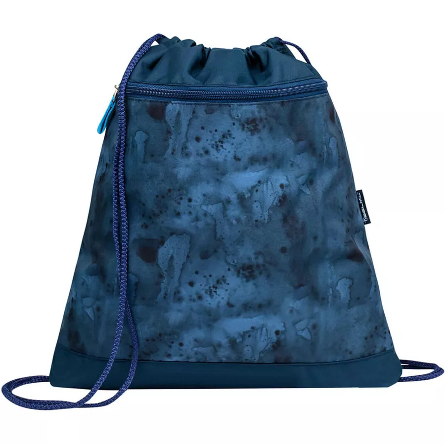 Belmil Schulranzen Motion Schulranzen Set 6-teilig mit Brustgurt, Hüftgurt Blue Splash