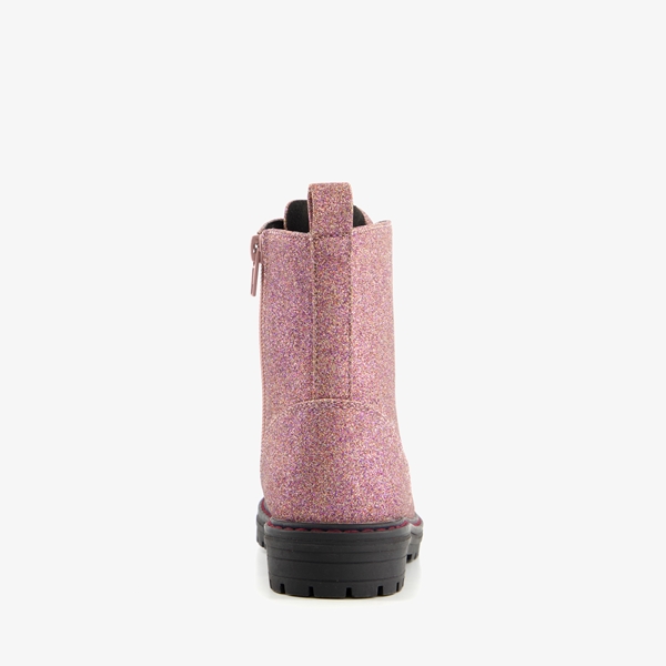 Blue Box meisjes veterboots met glitters