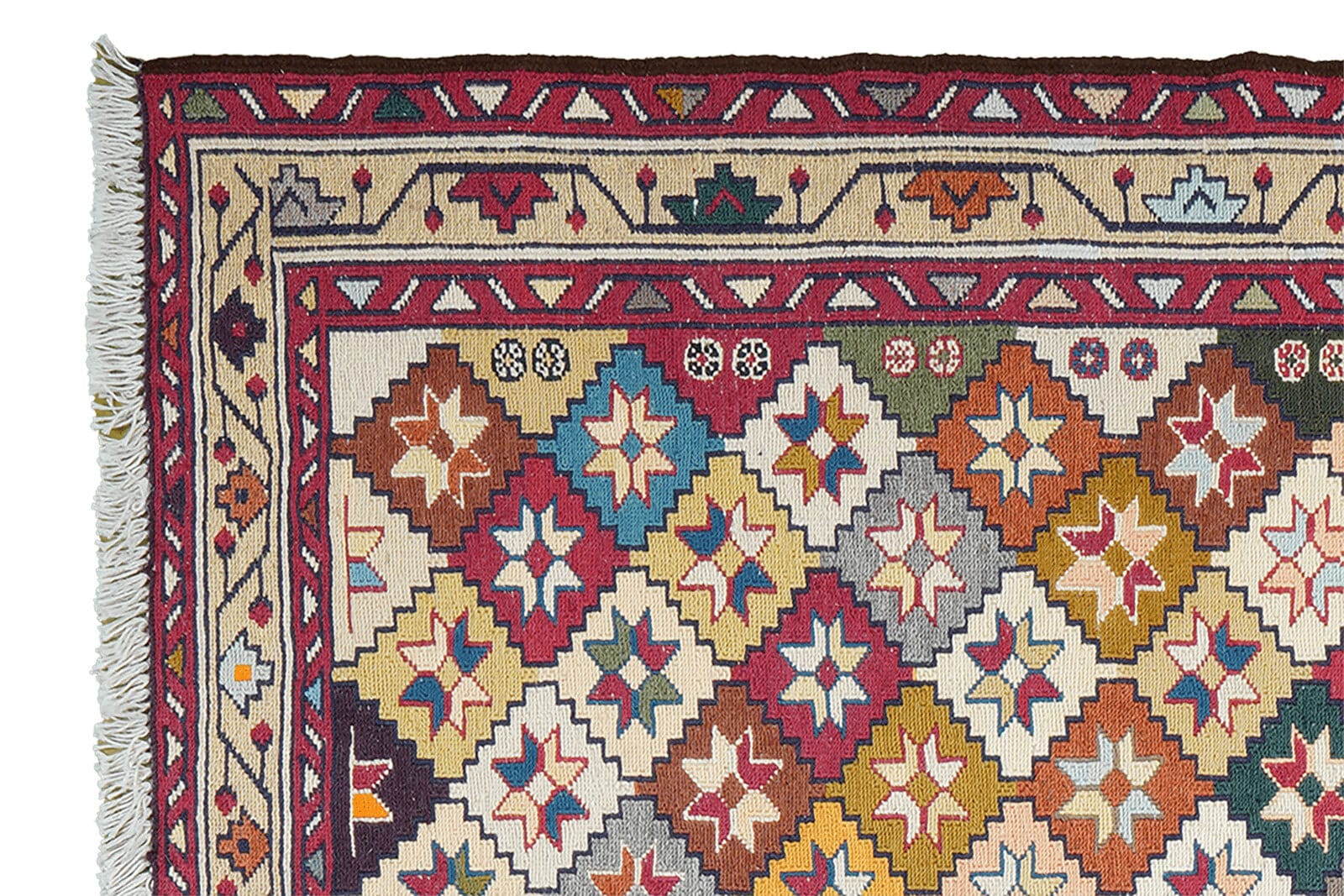 porta x Ipek Kelimteppich SUMAK SHAHSAVAN ANOUK 106 x 144 cm mehrfarbig