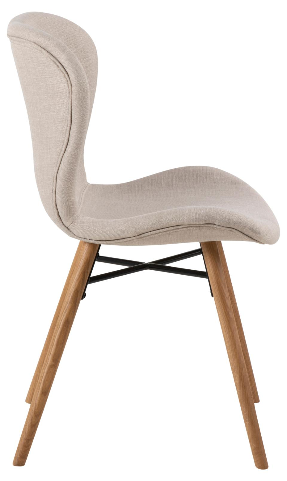 Eetkamerstoel Pescara creme - set van 2